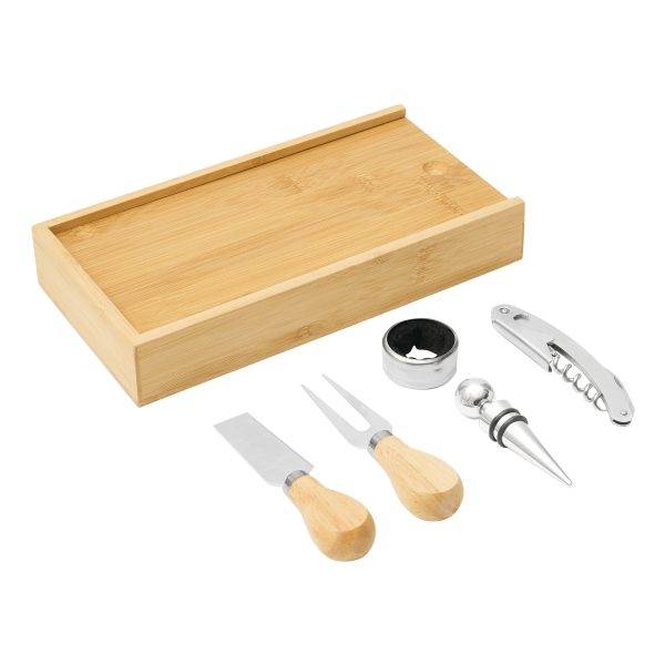 BAMBOO WINE - Set vin et fromage personnalisé - ACCESSOIRES DE CUISINE