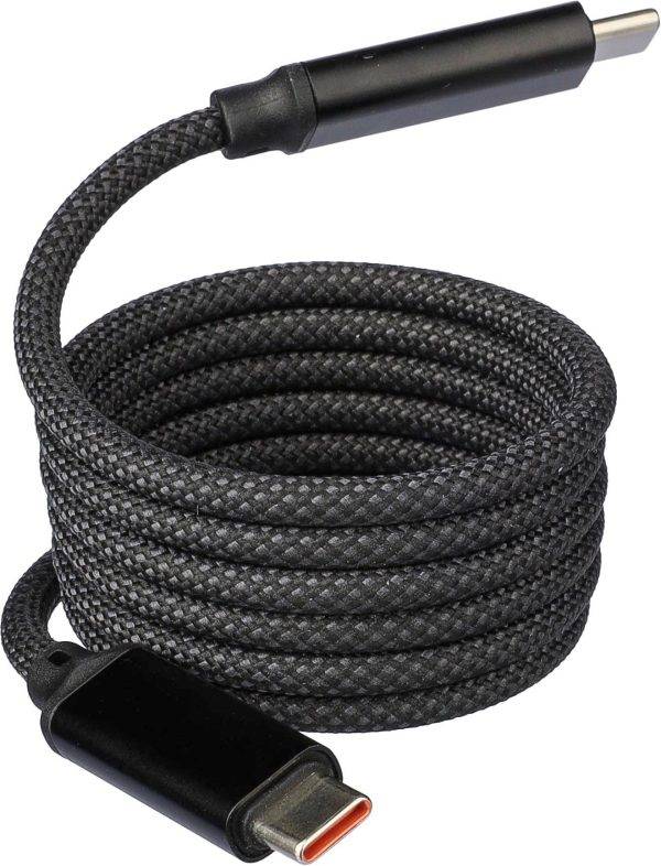 Câble de charge Janet | Nylon | Magnétique | USB-C personnalisé - Cable de recharge