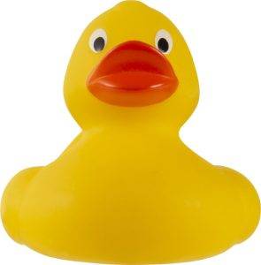 Canard en plastique Mirta personnalisé - Carte de visite plastique