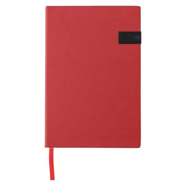 Carnet avec clé USB Lex | A5 | Ligné personnalisé - Clé USB