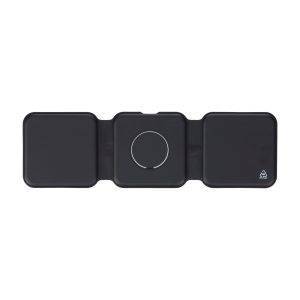 Chargeur sans fil Trigo | Recyclé | 3-en-1 personnalisé - Chargeur sans fil