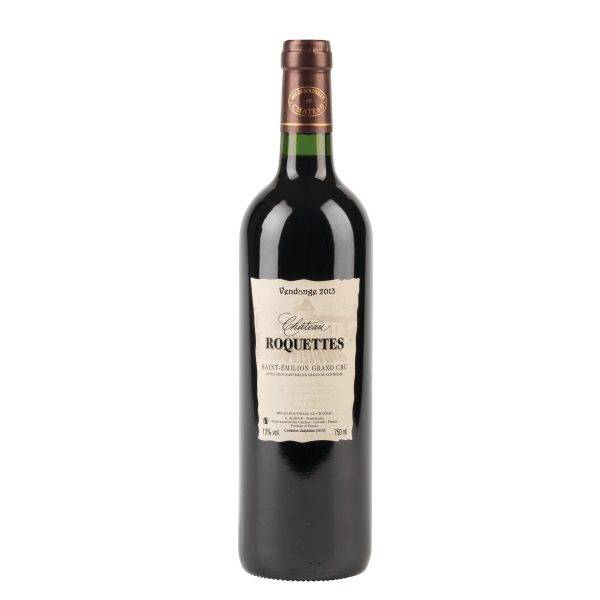 CHÂTEAU ROQUETTES – SAINT-ÉMILION - Vin rouge, 2013 personnalisé - Objets Publicitaires