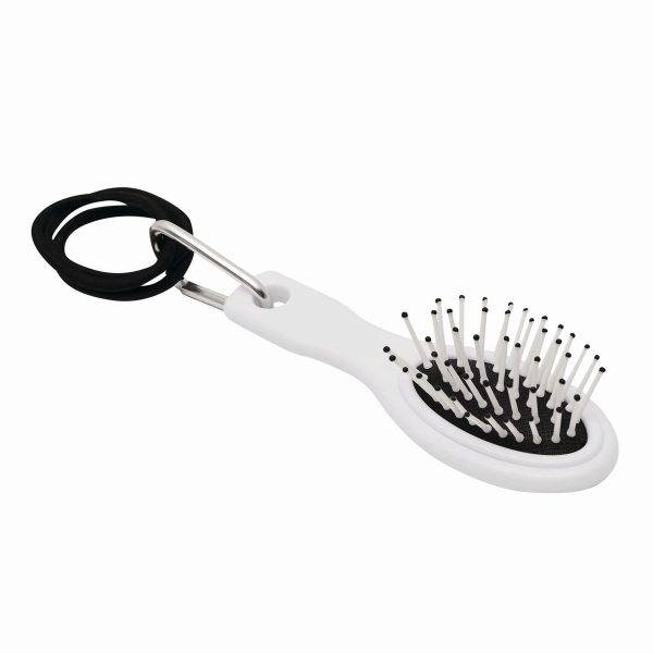 COIFFEUR - Brosse de voyage avec élastiques à cheveux personnalisé - Accessoires de voyage