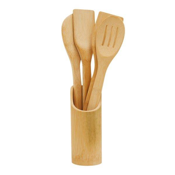COOKING TIME - Ensemble de cuillères en bois personnalisé - Ustensiles cuisine
