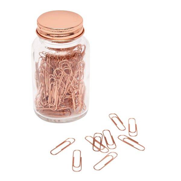 COPPER CLIP - Trombones en bocal personnalisé - Bureau