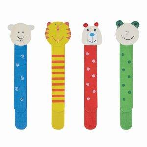 FUNNY ANIMALS - Marque-pages en bois personnalisé - Marque Pages