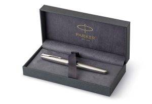 Parker Sonnet stylo roller | Acier inoxydable personnalisé - Stylos