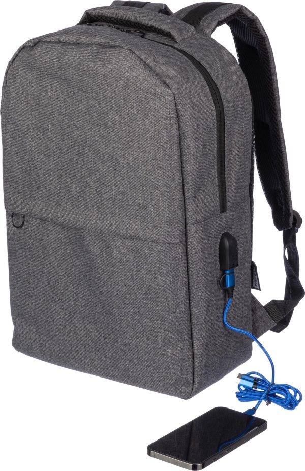 Sac à dos pour ordinateur Henrik | Recyclé | Port USB