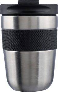 Mug isotherme Keith | Inox | 300 ml | Grip en silicone personnalisé - Gourdes isothermes personnalisées et publicitaires