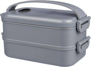 Boîte déjeuner Selwyn | Plastique | 2x 800 ml personnalisé - Vaisselle pour le déjeuner