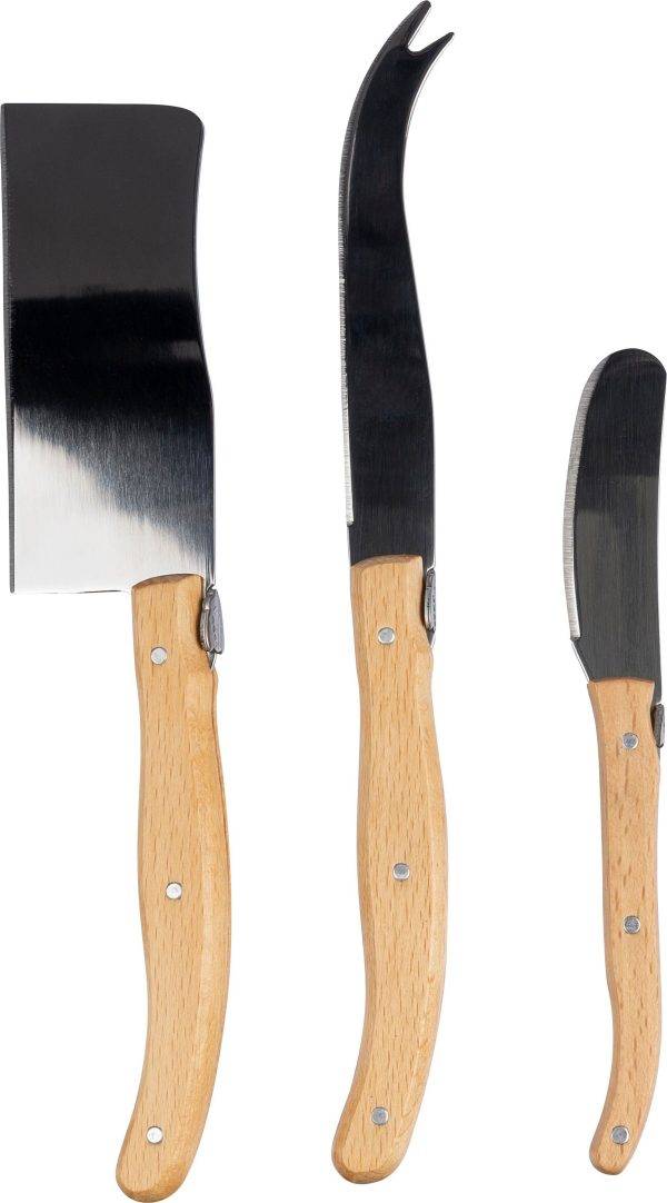 Set à fromage Evelisse | Recyclé | 3 pièces personnalisé - Coffret Fromage et Vin
