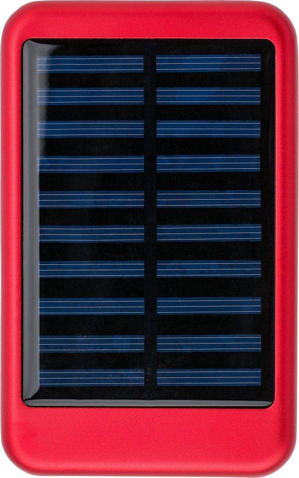 Power bank Tycho | Aluminium | Solaire | 4 000 mAh personnalisé - Uncategorized