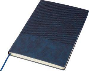 Carnet de notes Elian | Simili-cuir recyclé | A5 | Ligné personnalisé - design en ligne