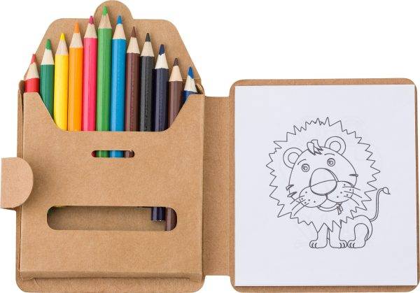 Set de coloriage Marlon | 12 pièces personnalisé - Écriture et coloriage