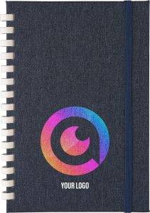 Carnet Ilias | PET recyclé | A5 | Ligné personnalisé - Carnets