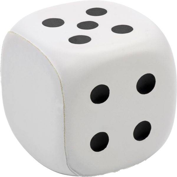 Balle antistress Javier | Forme de dé personnalisé - Uncategorized