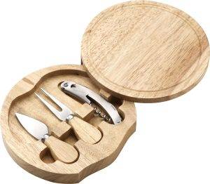 Set à fromage Bellamy | 4 pcs personnalisé - Coffret Fromage et Vin
