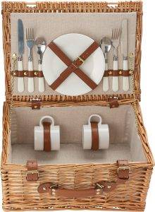 Panier de pique-nique Effie | Osier | 2 personnes