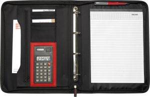 Portfolio Lianna | Polyester | A4 | Avec calculatrice personnalisé - Uncategorized