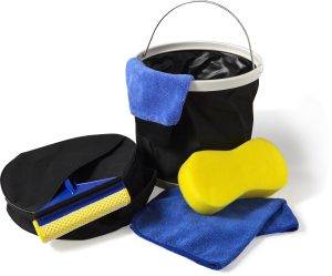 Set de lavage auto Lisbet | Polyester | 6 pièces personnalisé - Set de table