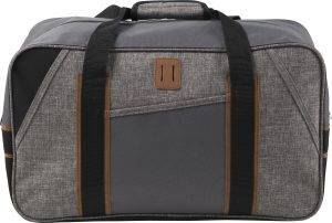 Sac de sport Rochelle | Polycanvas 600D | Détails simili-cuir personnalisé - Sac de sport