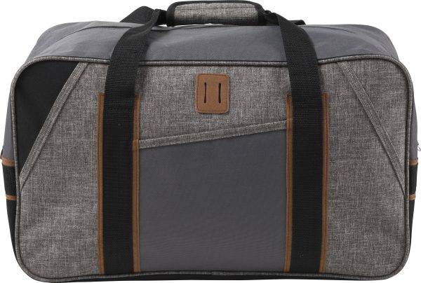 Sac de sport Rochelle | Polycanvas 600D | Détails simili-cuir personnalisé - Sac de sport