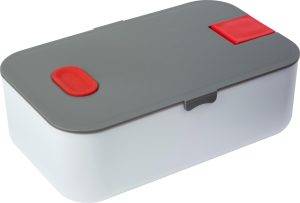 Boîte à déjeuner Veronica | Plastique et silicone | 850 ml personnalisé - Vaisselle pour le déjeuner
