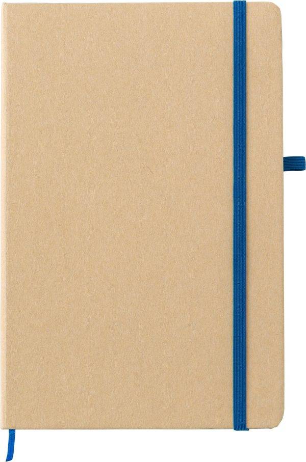 Carnet de notes Cora | Papier pierre | A5 | Couverture rigide personnalisé - Sacs papier Kraft publicitaires personnalisés