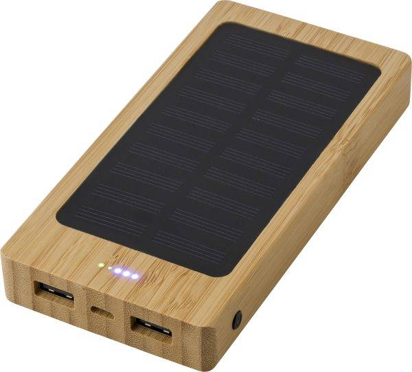 Powerbank Joan | Bambou | Solaire | 8000 mAh