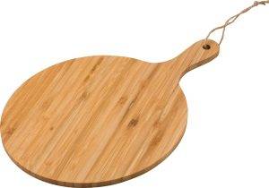 Planche à découper Heddy | Bambou | Ronde personnalisé - Uncategorized