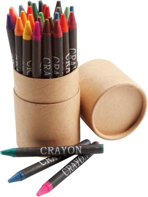 Set de crayons de cire Gabrielle | Tube carton