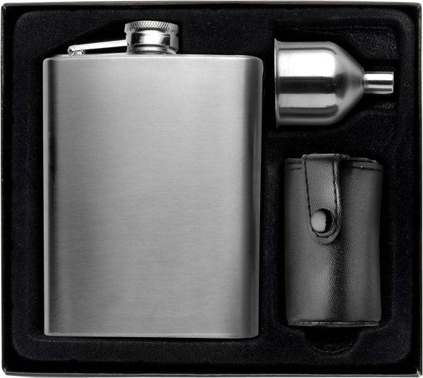 Set flasque Brittany | Inox 304 | 220 ml | 4 tasses