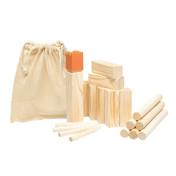 KUBB - Jeu de lancer viking en bois