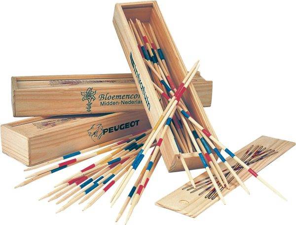 Jeu de mikado Cas | Bois personnalisé - Jeux d'intérieur