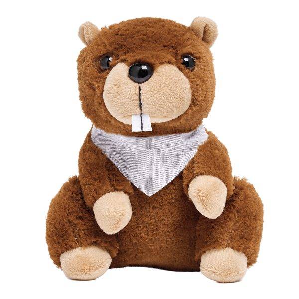 JUSTIN Plush Beaver - JUSTIN Plush Beaver, Castor en peluche personnalisé - Peluche