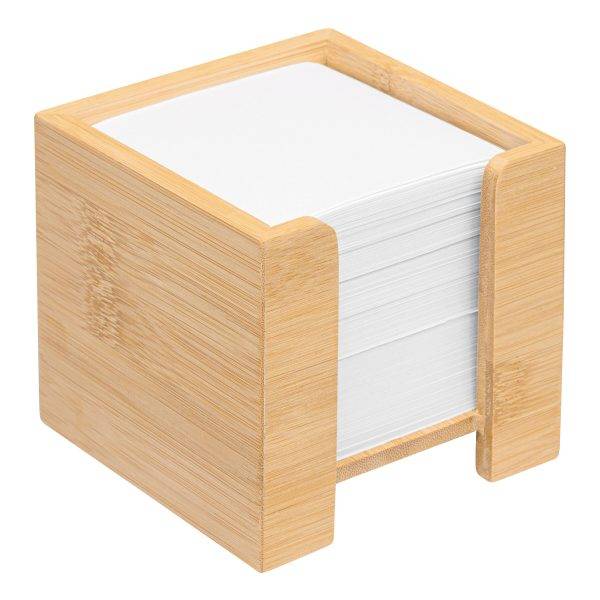 NEVER FORGET BAMBOO - Boîte à notes personnalisé - Blocs notes