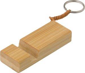 Porte-clés support de téléphone Kian | Bambou personnalisé - Portes clés