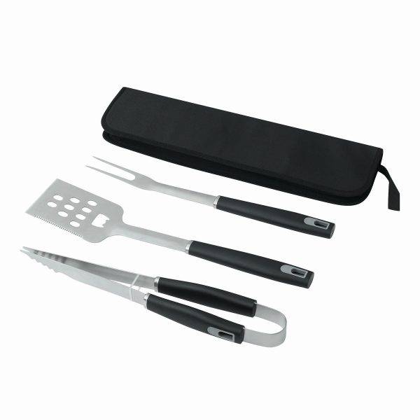 PRETTY BBQ - Couverts de barbecue en acier inoxydable personnalisé - Barbecue