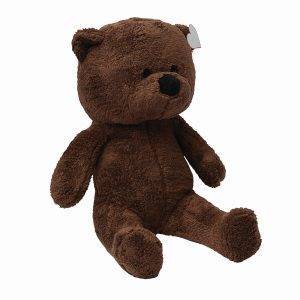 RICO - Grande peluche ours personnalisé - Carte de visite plastique