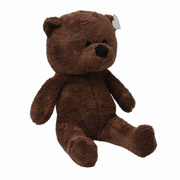 RICO - Grande peluche ours personnalisé - Carte de visite plastique