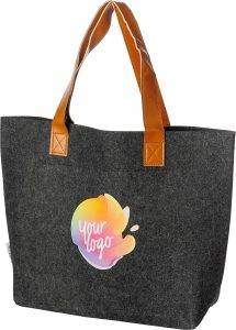Sac shopping Hunter | Feutre recyclé | Longues anses personnalisé - Sac shopping