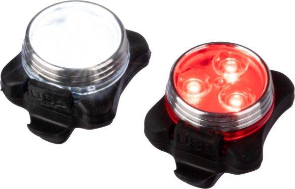 Set de lumières vélo Elisabeth | Plastique et silicone | Rechargeable | 4 modes personnalisé - Bougies et lumières