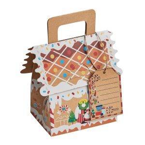 SMALL PRESENT - Maison en carton à offrir personnalisé - Décoration