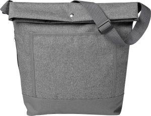 Tote bag Hekla | Polycanvas 600D | Gris personnalisé - Tote Bag publicitaire personnalisé