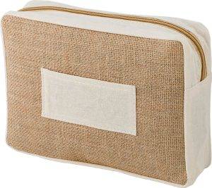 Trousse de toilette Julian | Jute | 1,8 l personnalisé - Sacs toile de jute