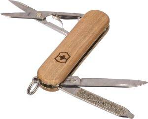 Victorinox couteau de poche Classic SD Wood | 5 fonctions personnalisé - Uncategorized