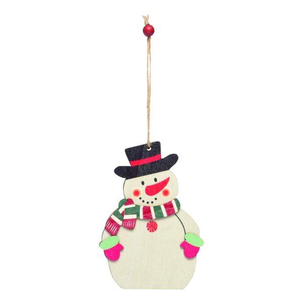 WOODEN CLAUS - Cadeau / pendentif arbre personnalisé - Décoration Noël