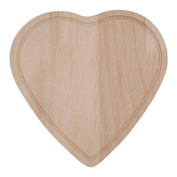 WOODEN HEART - Planche à découper personnalisé - Ustensiles cuisine