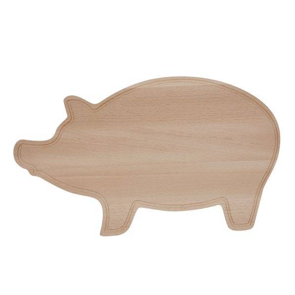 WOODEN PIGGY - Planche à découper personnalisé - Ustensiles cuisine