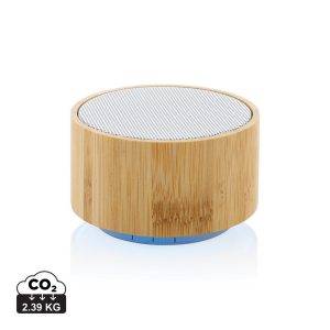 3W wireless speaker made with FSC® 100% bamboo casing personnalisable – réf. P329.593